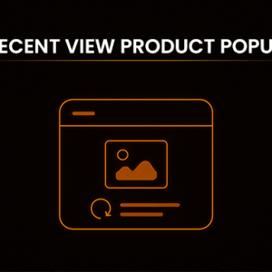Recent View Product Popup