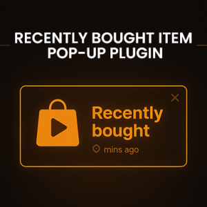 Recently Bought Item Pop-up Plugin
